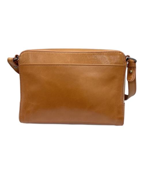 MOTHERHOUSE（マザーハウス）MOTHERHOUSE (マザーハウス) レザーショルダーバッグ ブラウンの古着・服飾アイテム