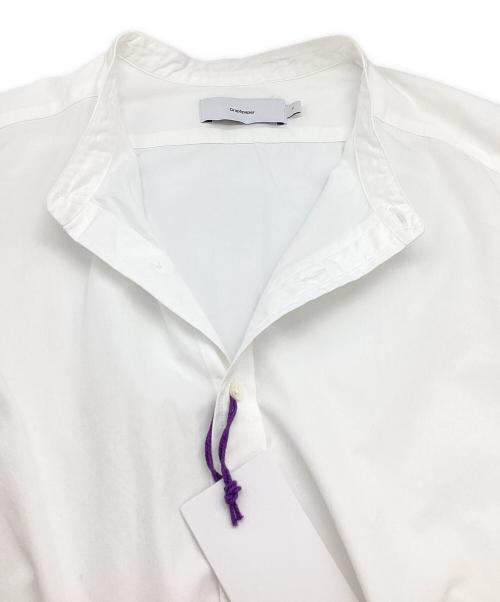 Graphpaper（グラフペーパー）Graphpaper (グラフペーパー) High Count Band Collar Shirt / ハイカウントバンドカラーシャツ / GM233-50031B ホワイト サイズ:FREEの古着・服飾アイテム