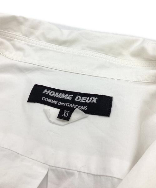 COMME des GARCONS HOMME DEUX（コムデギャルソン オム ドゥ）COMME des GARCONS HOMME DEUX (コムデギャルソン オム ドゥ) 長袖シャツ / DA-B034 / AD2017 ホワイト サイズ:XSの古着・服飾アイテム