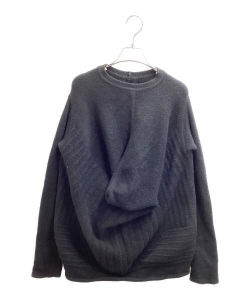 RICK OWENS（リックオウエンス）RICK OWENS (リックオウエンス) ウール変形ニット / RP18F4680-KFY ブラック サイズ:Sの古着・服飾アイテム