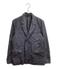 NULABEL CM1YOK42（ニューレーベルシーエム1ワイ0ケイ42）の古着「TAILORED JACKET REFLECTOR / リフレクターテーラードジャケット / 512-202」｜ブラック