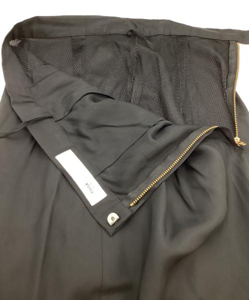 TOGA VIRILIS（トーガ ビリリース）TOGA VIRILIS (トーガ ビリリース) レイヤードメッシュプリーツロングスカート / 日本製 ブラック サイズ:34の古着・服飾アイテム