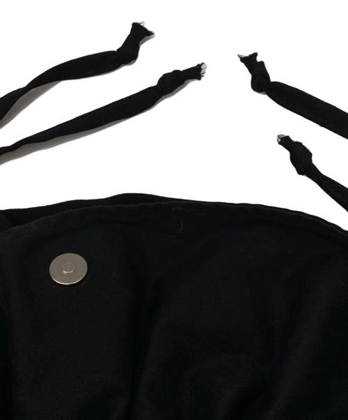 Y's（ワイズ）Y's (ワイズ) ウールギャバジンギャザードレープシームレスバルーンバッグ / YC-105-100 / 19AW ブラックの古着・服飾アイテム