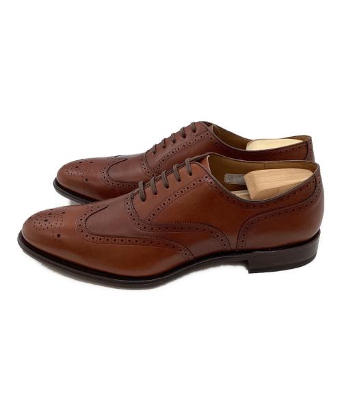 REGAL（リーガル）REGAL (リーガル) ビジネスドレスシューズ ウィングチップシューズ 革底 03DR 純正シューツリー ブラウン サイズ:26 1/2の古着・服飾アイテム