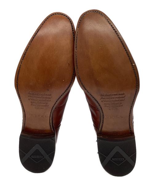 REGAL（リーガル）REGAL (リーガル) ビジネスドレスシューズ ウィングチップシューズ 革底 03DR 純正シューツリー ブラウン サイズ:26 1/2の古着・服飾アイテム