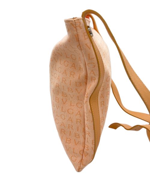 BVLGARI（ブルガリ）BVLGARI (ブルガリ) ロゴマニア ショルダーバッグ　ABEBEA オレンジの古着・服飾アイテム