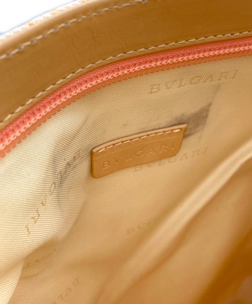 BVLGARI（ブルガリ）BVLGARI (ブルガリ) ロゴマニア ショルダーバッグ　ABEBEA オレンジの古着・服飾アイテム