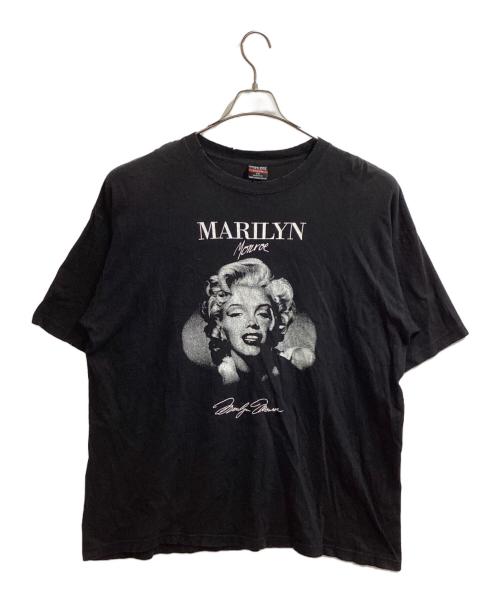 HOSS TEE（---）HOSS TEE (---) MARILYN MONROE TEE ブラック サイズ:2XLの古着・服飾アイテム