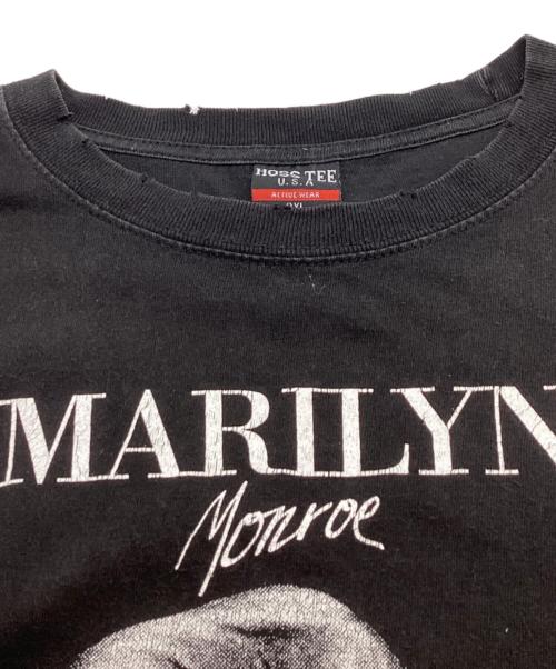 HOSS TEE（---）HOSS TEE (---) MARILYN MONROE TEE ブラック サイズ:2XLの古着・服飾アイテム