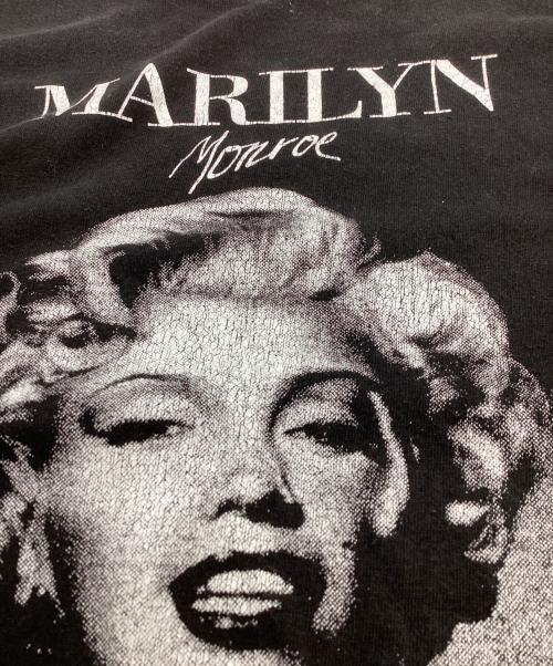 HOSS TEE（---）HOSS TEE (---) MARILYN MONROE TEE ブラック サイズ:2XLの古着・服飾アイテム
