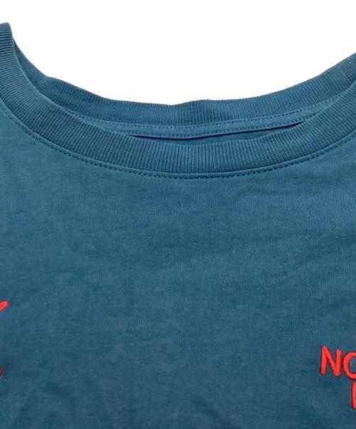 THE NORTH FACE（ザ ノース フェイス）THE NORTH FACE (ザ ノース フェイス) KAWS (カウズ) L/S Tee / ロングスリーブTシャツ / 22SS ブルー サイズ:XLの古着・服飾アイテム