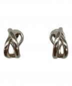 TIFFANY & Co.ティファニー）の古着「クロス フープ イヤリング Paloma Picasso パロマ・ピカソ SILVER925」