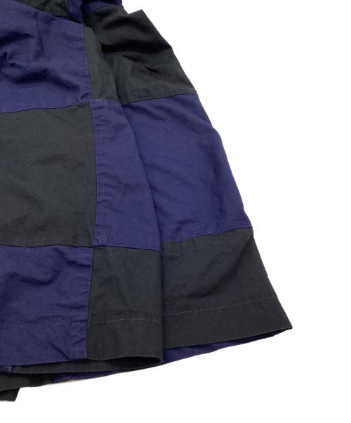 COMME des GARCONS tricot（コムデギャルソントリコ）COMME des GARCONS tricot (コムデギャルソントリコ) パッチワークラップスカート / AD2001 / TS 02023M ネイビー サイズ:Mの古着・服飾アイテム