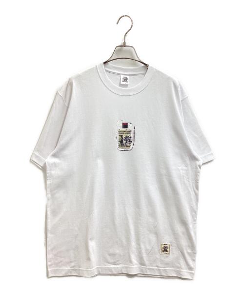 BlackEyePatch（ブラックアイパッチ）BlackEyePatch (ブラックアイパッチ) PACK IN THE POCKET TEE / パックインザポケットTEE ホワイト サイズ:Lの古着・服飾アイテム