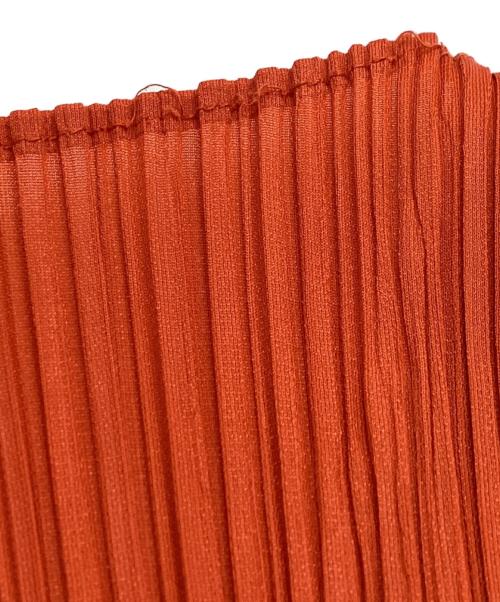 PLEATS PLEASE（プリーツプリーズ）PLEATS PLEASE (プリーツプリーズ) ノースリーブワンピース / PP43-JH616 オレンジ サイズ:4の古着・服飾アイテム