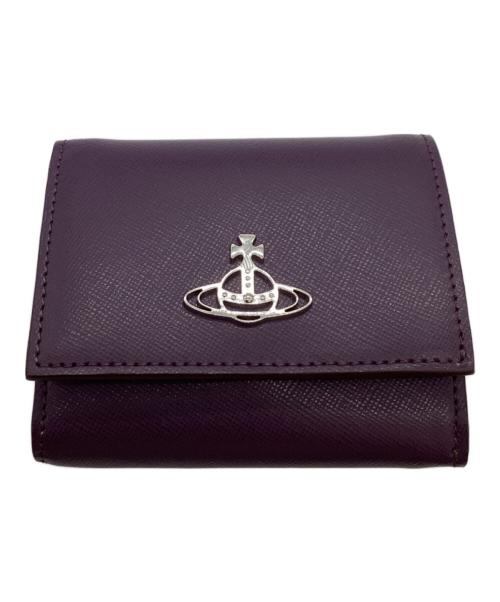 Vivienne Westwood（ヴィヴィアンウエストウッド）Vivienne Westwood (ヴィヴィアンウエストウッド) DEBBIE FLAP COIN PURSE/デビーフラップコインパース　52010006 パープルの古着・服飾アイテム