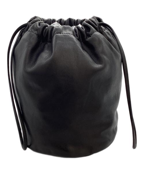 SCYE（サイ）SCYE (サイ) ソフトレザードローストリンバッグ ブラックの古着・服飾アイテム