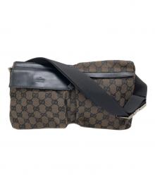 GUCCI（グッチ）の古着「GGボディバッグ」｜ブラウン