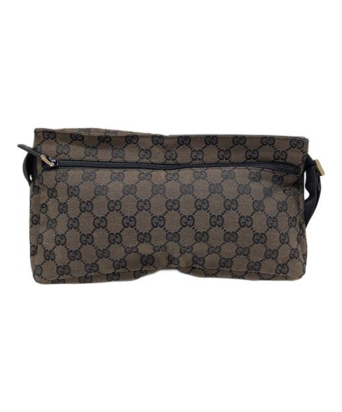 GUCCI（グッチ）GUCCI (グッチ) GGボディバッグ ブラウンの古着・服飾アイテム