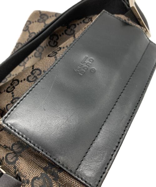 GUCCI（グッチ）GUCCI (グッチ) GGボディバッグ ブラウンの古着・服飾アイテム