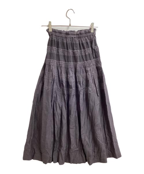 PERMANENTE（ペルマネンテ）PERMANENTE (ペルマネンテ) イージースカート / ISSEY MIYAKE / HA03FG626 ブラック サイズ:2の古着・服飾アイテム