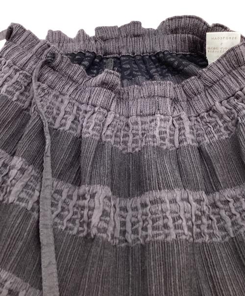 PERMANENTE（ペルマネンテ）PERMANENTE (ペルマネンテ) イージースカート / ISSEY MIYAKE / HA03FG626 ブラック サイズ:2の古着・服飾アイテム