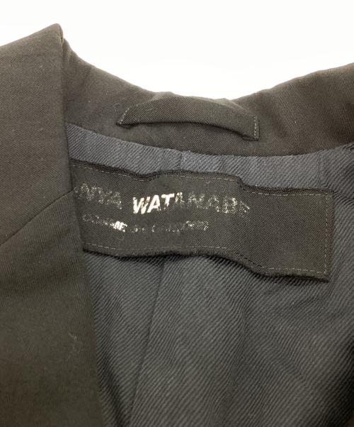 JUNYA WATANABE COMME des GARCONS（ジュンヤワタナベ コムデギャルソン）JUNYA WATANABE COMME des GARCONS ((ジュンヤワタナベ コムデギャルソン) アシンメトリー スリーブレスコート　JV-050030　AD1992 ブラック サイズ:不明(記入なし)の古着・服飾アイテム