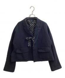 COMME des GARCONS（コムデギャルソン）の古着「リボンディティールジャケット　GJ-J72　 AD2012」｜ブラック