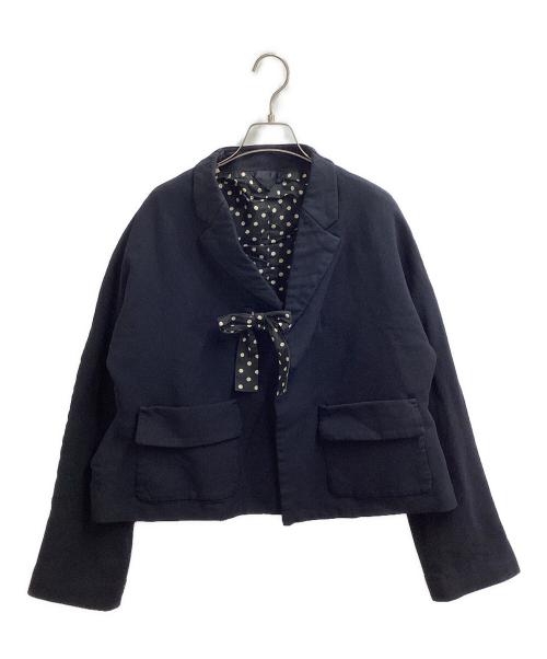COMME des GARCONS（コムデギャルソン）COMME des GARCONS (コムデギャルソン) リボンディティールジャケット　GJ-J72　 AD2012 ブラック サイズ:Mの古着・服飾アイテム