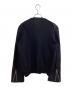 COMME des GARCONS COMME des GARCONS (コムデギャルソン コムデギャルソン) バックニット切替ライダースジャケット / RL-J008 /  AD2013  ブラック サイズ:L：20000円