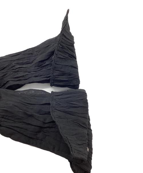 JUNYA WATANABE COMME des GARCONS（(ジュンヤワタナベ コムデギャルソン）JUNYA WATANABE COMME des GARCONS ((ジュンヤワタナベ コムデギャルソン) プリーツジャケット / JA-J018 / AD2007 ブラック サイズ:Sの古着・服飾アイテム