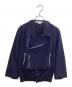 COMME des GARCONS COMME des GARCONS（コムデギャルソン コムデギャルソン）の古着「バックニット切替ジャケット / W12J009 」｜ネイビー