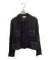 COMME des GARCONS COMME des GARCONS（コムデギャルソン コムデギャルソン）の古着「Lace Cutwork Jacket / RK-J029 / AD2012」｜ブラック