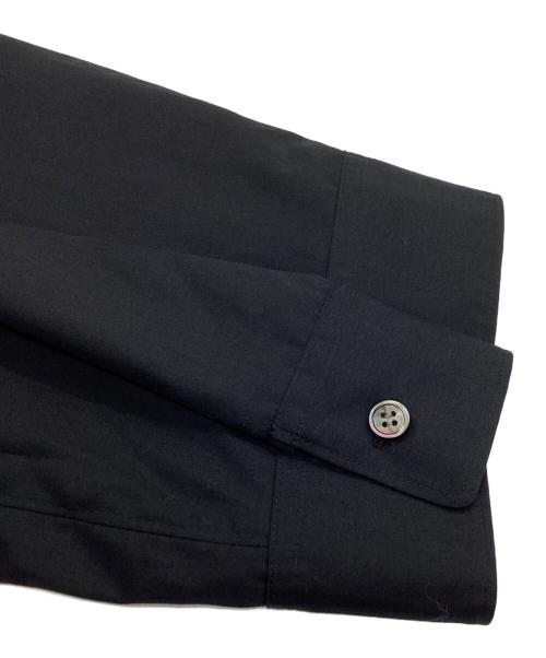 JUNYA WATANABE COMME des GARCONS（ジュンヤワタナベ コムデギャルソン）JUNYA WATANABE COMME des GARCONS ((ジュンヤワタナベ コムデギャルソン) プリーツ加工ショートシャツ ブラック サイズ:Sの古着・服飾アイテム