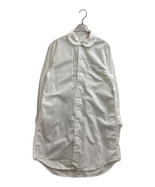 COMME des GARCONS COMME des GARCONS（コムデギャルソン コムデギャルソン）COMME des GARCONS COMME des GARCONS (コムデギャルソン コムデギャルソン) 丸襟ロングシャツ / W13B022-2 ホワイト サイズ:Sの古着・服飾アイテム