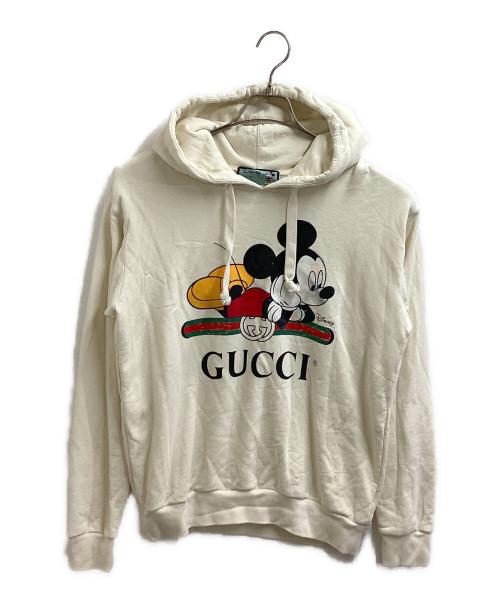 GUCCI（グッチ）GUCCI (グッチ) Disney (ディズニー) プルオーバーパーカー / 469251 XJB8C アイボリー サイズ:Sの古着・服飾アイテム