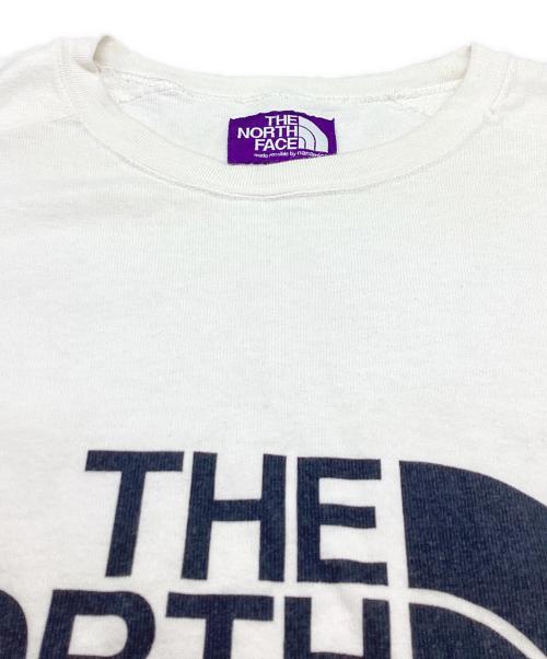 THE NORTHFACE PURPLELABEL（ザ・ノースフェイス パープルレーベル）THE NORTHFACE PURPLELABEL (ザ・ノースフェイス パープルレーベル) 8oz H/S Graphic Tee / NT3334N ホワイト サイズ:XLの古着・服飾アイテム