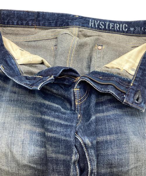 Hysteric Glamour（ヒステリックグラマー）Hysteric Glamour (ヒステリックグラマー) RWCLASH加工デニムスリム / 02191AP20 / REAL WRINKLE CLASH加工 インディゴ サイズ:31の古着・服飾アイテム