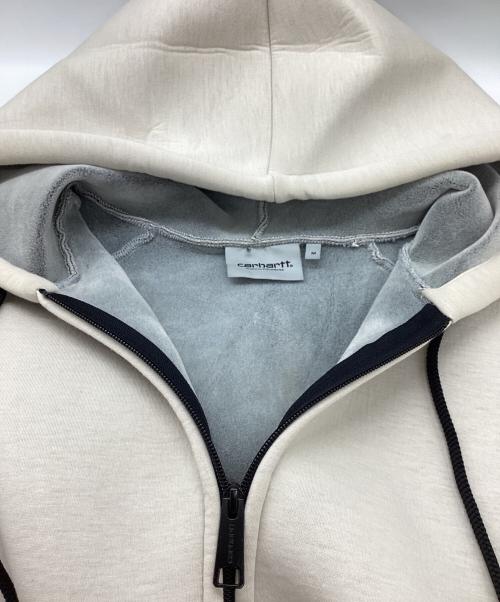 Carhartt WIP（カーハート ワークインプログレス）CARHARTT WIP (カーハート ワークインプログレス) CAR-LUX HOODED JACKET / CAR-LUXフード付きジャケット / I032935.2JY.XX.03 ホワイト サイズ:Mの古着・服飾アイテム