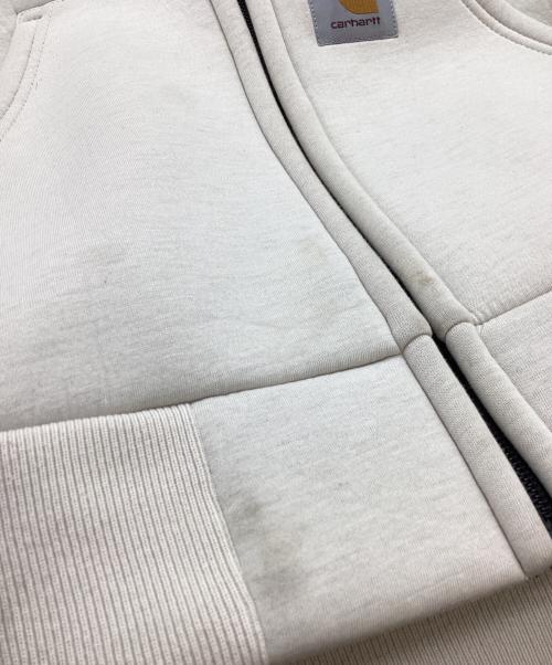 Carhartt WIP（カーハート ワークインプログレス）CARHARTT WIP (カーハート ワークインプログレス) CAR-LUX HOODED JACKET / CAR-LUXフード付きジャケット / I032935.2JY.XX.03 ホワイト サイズ:Mの古着・服飾アイテム