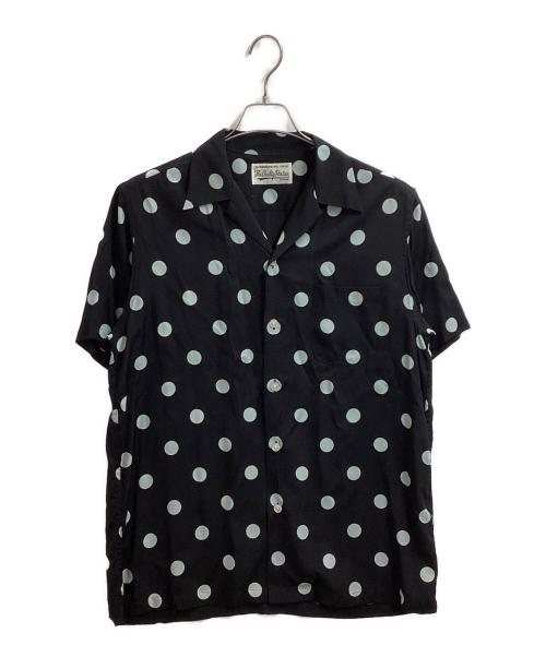 WACKO MARIA（ワコマリア）WACKO MARIA (ワコマリア) オープンカラードットシャツ ブラック サイズ:Mの古着・服飾アイテム