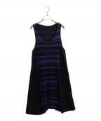 LIMI feuリミフゥ）の古着「ノースリーブワンピース」｜ブラック