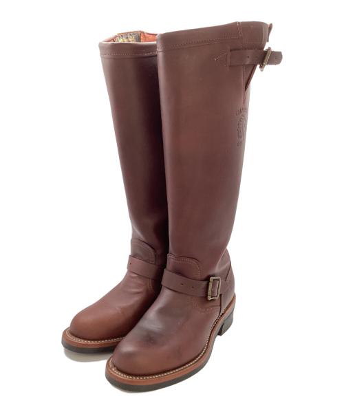 CHIPPEWA（チペワ）CHIPPEWA (チペワ) ロングブーツ　97912 バーガンディー サイズ: 5 1/2Eの古着・服飾アイテム