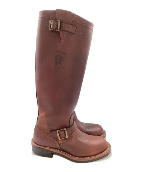 CHIPPEWA（チペワ）CHIPPEWA (チペワ) ロングブーツ　97912 バーガンディー サイズ: 5 1/2Eの古着・服飾アイテム