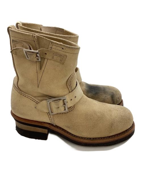 RED WING（レッドウィング）RED WING (レッドウィング) ショートエンジニアブーツ / 2965 / SHORT ENGINEER ベージュ サイズ:23.5cmの古着・服飾アイテム
