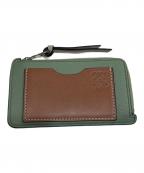 LOEWEロエベ）の古着「コインカードホルダー / 262035 / スペイン製」｜グリーン