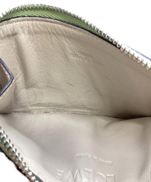 LOEWE（ロエベ）LOEWE (ロエベ) コインカードホルダー / 262035 / スペイン製 グリーンの古着・服飾アイテム