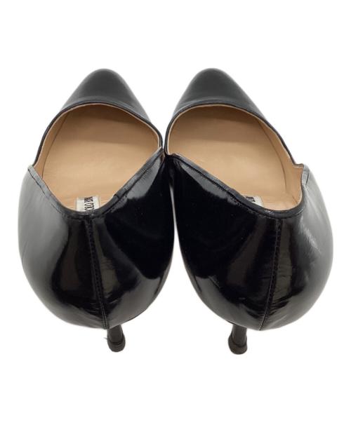 Manolo Blahnik（マノロブラニク）Manolo Blahnik (マノロブラニク) ポインテッドトゥヒールパンプス  ブラック サイズ:35 1/2の古着・服飾アイテム