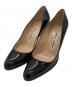 Manolo Blahnik（マノロブラニク）の古着「ポインテッドトゥヒールパンプス 」｜ブラック