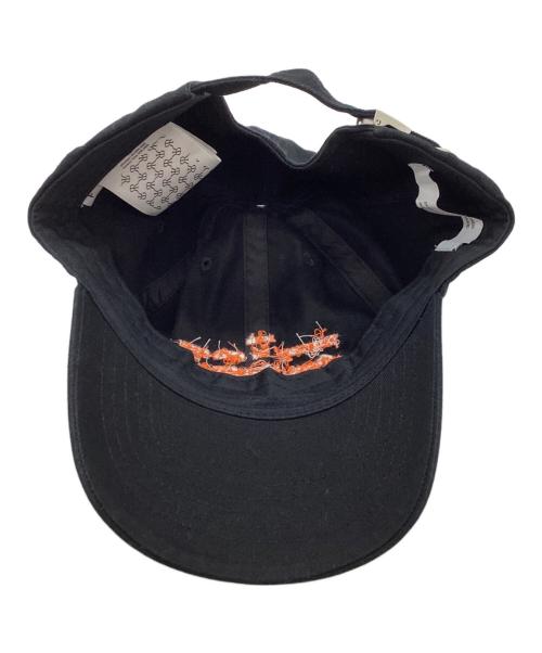 ROKH（ロク）rokh (ロク) RESTIR (リステア) Rokh Fluro Edition Emb Baseball Cap ネオン プロジェクト（Neon Project）ベースボールキャップ コラボ  ブラック サイズ:Fの古着・服飾アイテム